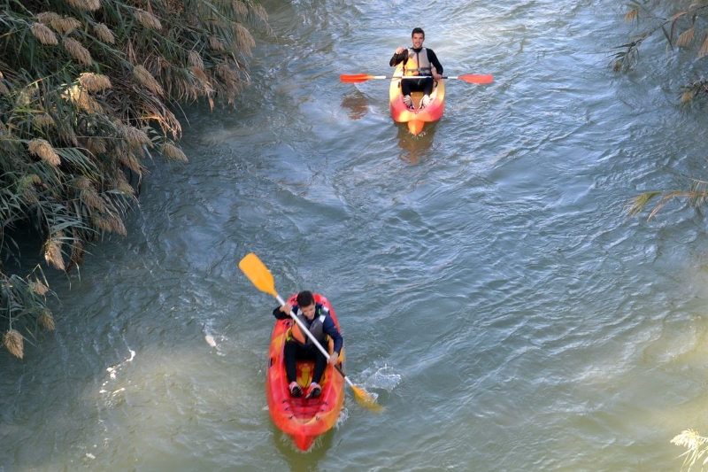Descenso en Kayak por el Río Segura con el IES Arzobispo Lozano El Eco de Jumilla